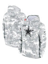 2024 Dallas Cowboys Arctic Camo Salute to Service Hoodie - Recreated Inspired Edition