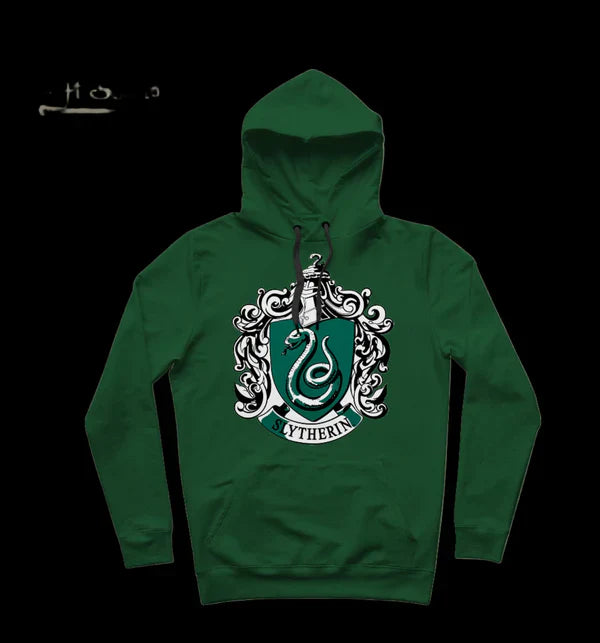 Harry Potter Slytherin Crest Hoodie - Recreated Inspired Edition