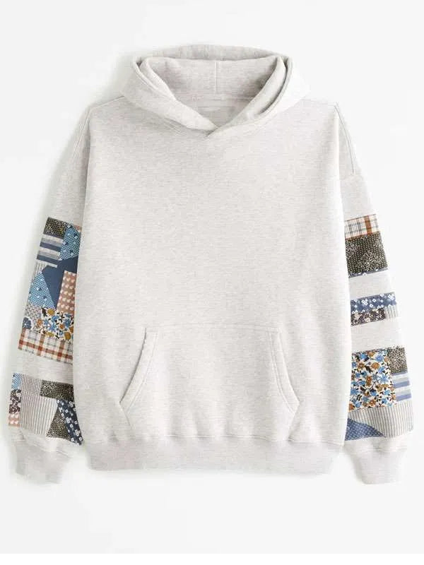 Abercrombie Patchwork Hoodie - Recreated Inspired Edition