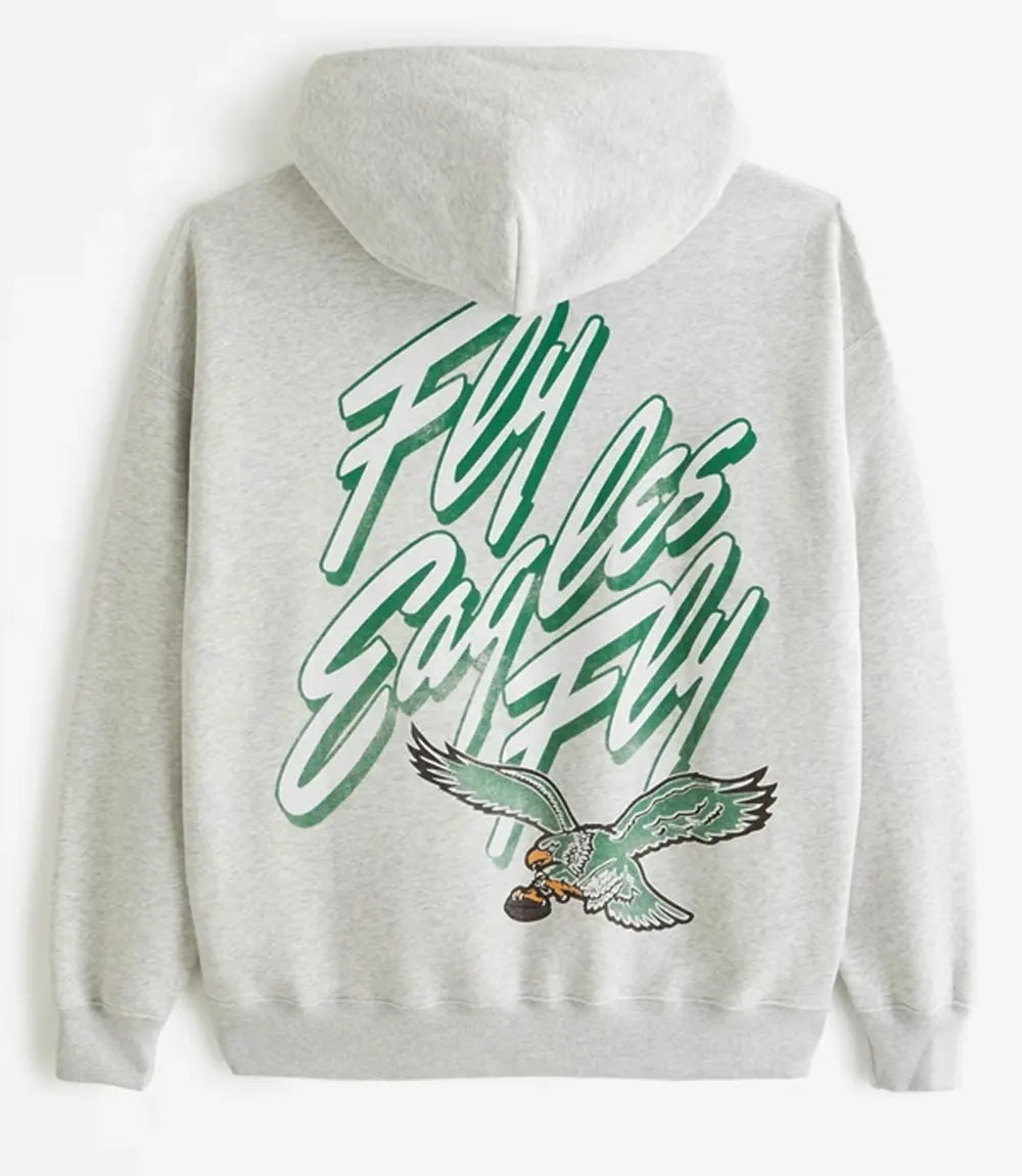 Philadelphia Eagles Graphic Popover Hoodie - Recreated Inspired Edition
