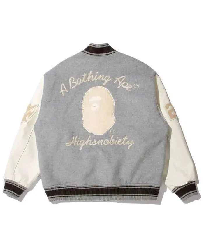 Bape x Highsnobiety Varsity Jacket - Recreated Inspired Edition