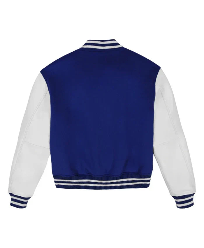 Blue And White Men’s Varsity Jacket - Recreated Inspired Edition