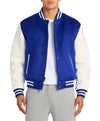 Blue And White Men’s Varsity Jacket - Recreated Inspired Edition