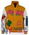 Boxy Fit Graffiti Varsity Jacket - Recreated Inspired Edition