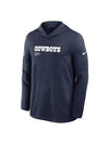 Dallas Cowboys Sideline Performance Long Sleeve Hoodie - Recreated Inspired Edition T-Shirt