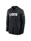 Detroit Lions Sideline Performance Long Sleeve Hoodie - Recreated Inspired Edition T-Shirt
