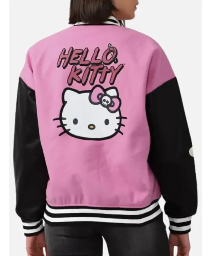 Hello Kitty Varsity Bomber Jacket