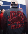 Isack Hadjar HUGO x RB Collar Varsity Jacket - Recreated Inspired Edition