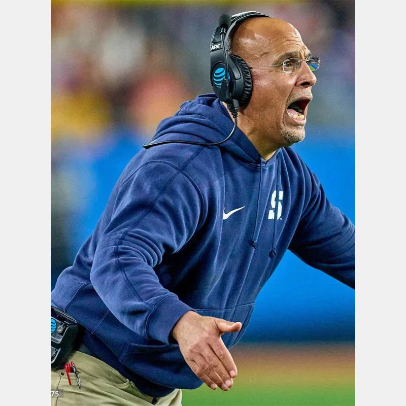 James Franklin Penn State Hoodie - Recreated Inspired Edition