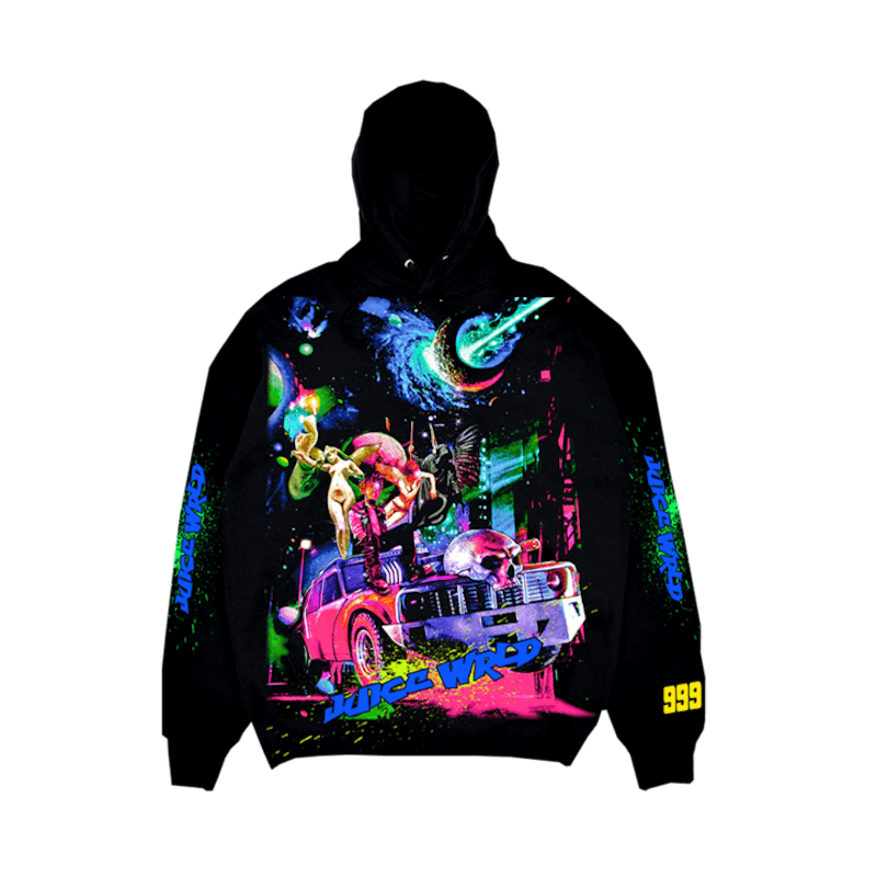 Vlone x Juice WRLD Fighting Demons White Hoodie - Recreated Inspired Edition