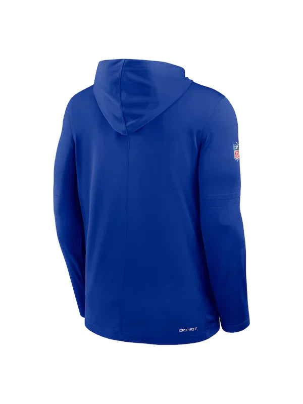 Buffalo Bills Fury Performance Long Sleeve Hoodie - Recreated Inspired Edition T-Shirt
