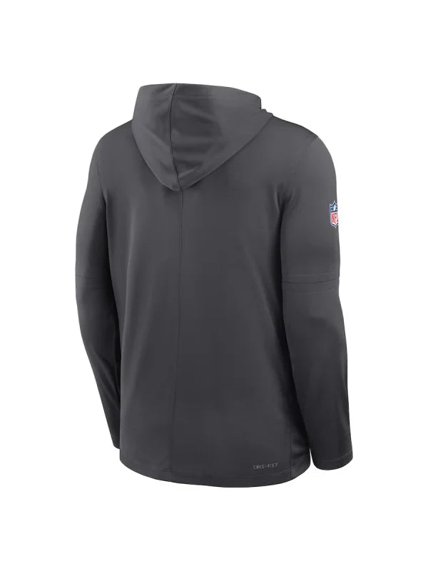 Dallas Cowboys Sideline Performance Long Sleeve Hoodie - Recreated Inspired Edition T-Shirt