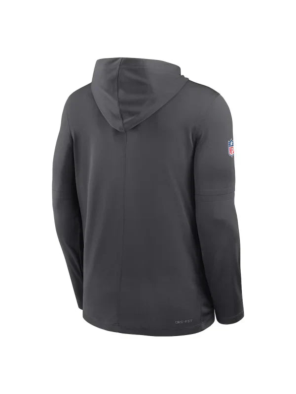 Dallas Cowboys Sideline Performance Long Sleeve Hoodie - Recreated Inspired Edition T-Shirt
