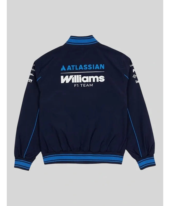 New Era x Atlassian Williams F1 Team Varsity Jacket - Recreated Inspired Edition