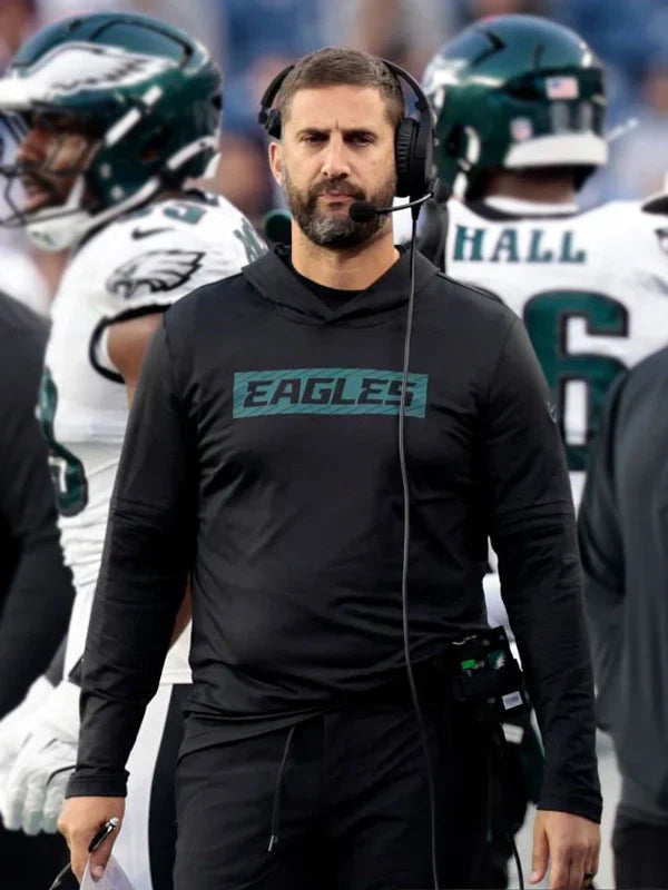 Philadelphia Eagles Sideline Hoodie - Recreated Inspired Edition Long Sleeve T-Shirt