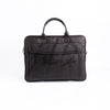 Parker Slim Leather Laptop Bag-Dark Brown