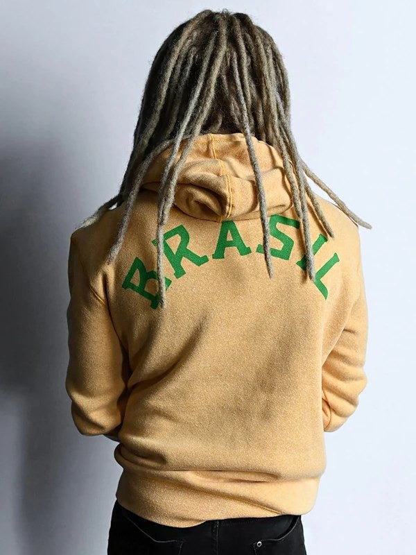 Pel’ Brasil Gold Hoodie - Recreated Inspired Edition