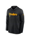 Pittsburgh Steelers Sideline Performance Long Sleeve Hoodie - Recreated Inspired Edition T-Shirt
