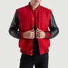 Red and Black Varsity Letterman Jacket - Recreated Inspired Edition