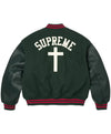 Supreme SS26 Cross Varsity Jacket - Recreated Inspired Edition