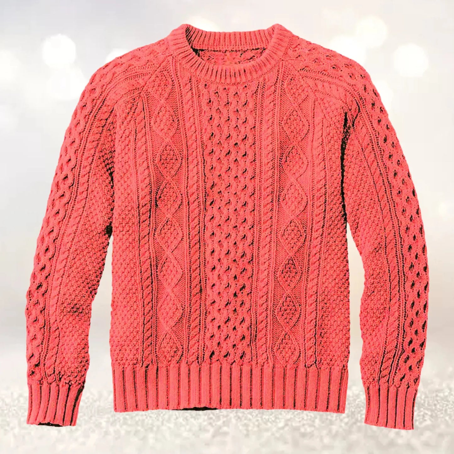 Men's Solid Color Sweaters Youth Casual Fashion Thickened Woven Wool Pullover Tops Streetwear Woolen Mens Knitted Sweaters