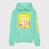 San Diego Padres Green Hoodie - Recreated Inspired Edition