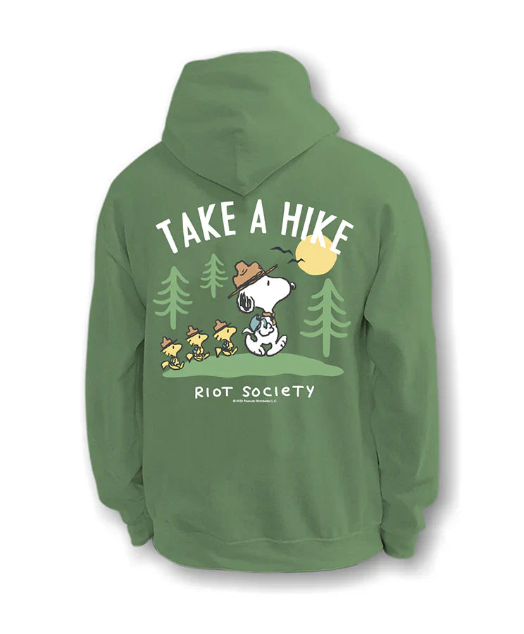 Riot Society Peanuts Snoopy Take a Hike Hoodie - Recreated Inspired Edition