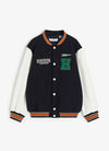 Stranger Things Wool Baseball Black Varsity Jacket - Recreated Inspired Edition