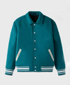 Stylish Cambridge Green Varsity Lettermen Jacket