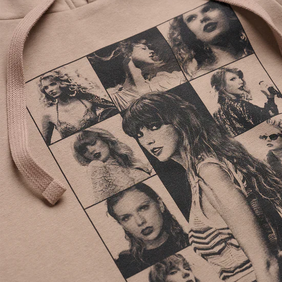 Taylor Swift The Eras Tour Taupe Hoodie - Recreated Inspired Edition