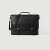 The Cristoph Black Leather Messenger Bag