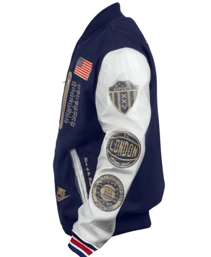 Men’s USA Dream Team Destroyer Varsity Jacket - Recreated Inspired Edition