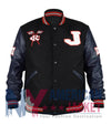 Jackson State University Navy Varsity Jacket - Recreated Inspired Edition