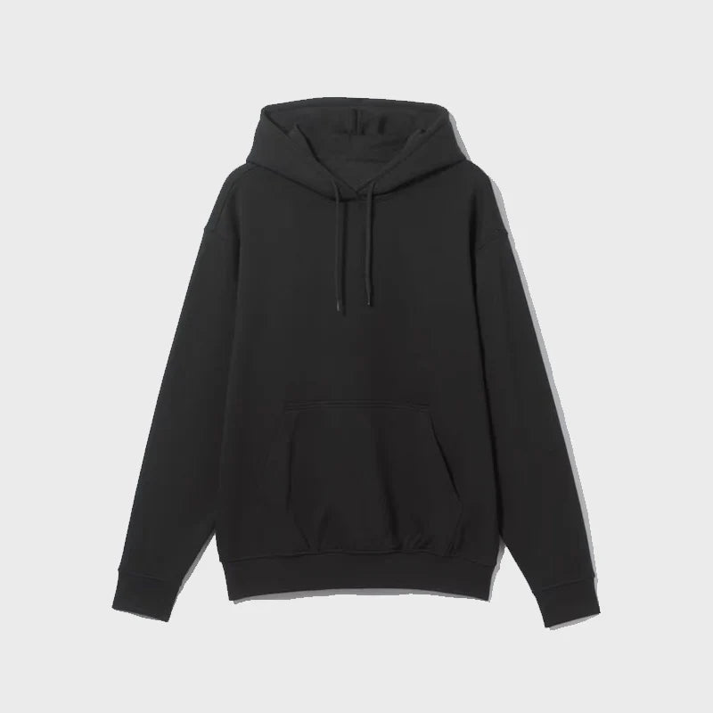 Weekday Oversized Black Pullover Hoodie - Recreated Inspired Edition