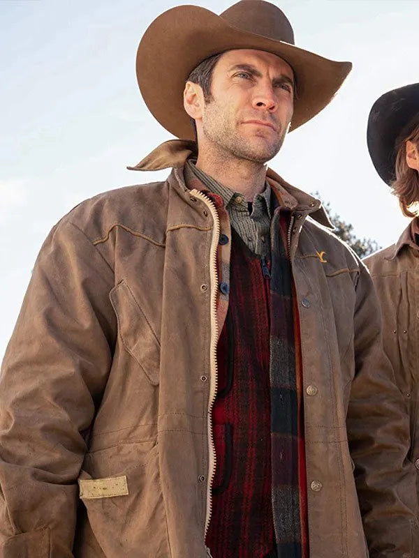 Wes Bentley Yellowstone Jamie Dutton Cotton Jacket