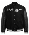 Yeat x Nike Black Varsity Jacket - Recreated Inspired Edition