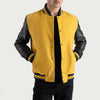 Yellow and Black Varsity Letterman Jacket - Recreated Inspired Edition