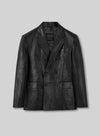 Adrien Brody Leather Blazer