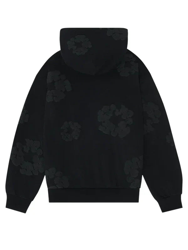 Denim Tear Mono Cotton Wreath Hoodie - Recreated Inspired Edition