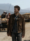 Chris Evans Ghosted Leather Jacke