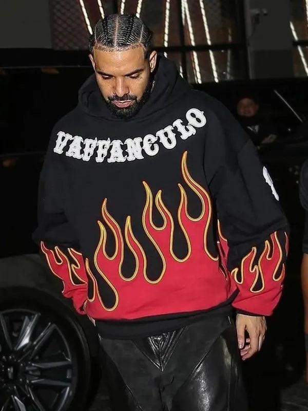 Drake Vaffanculo Flame Hoodie - Recreated Inspired Edition