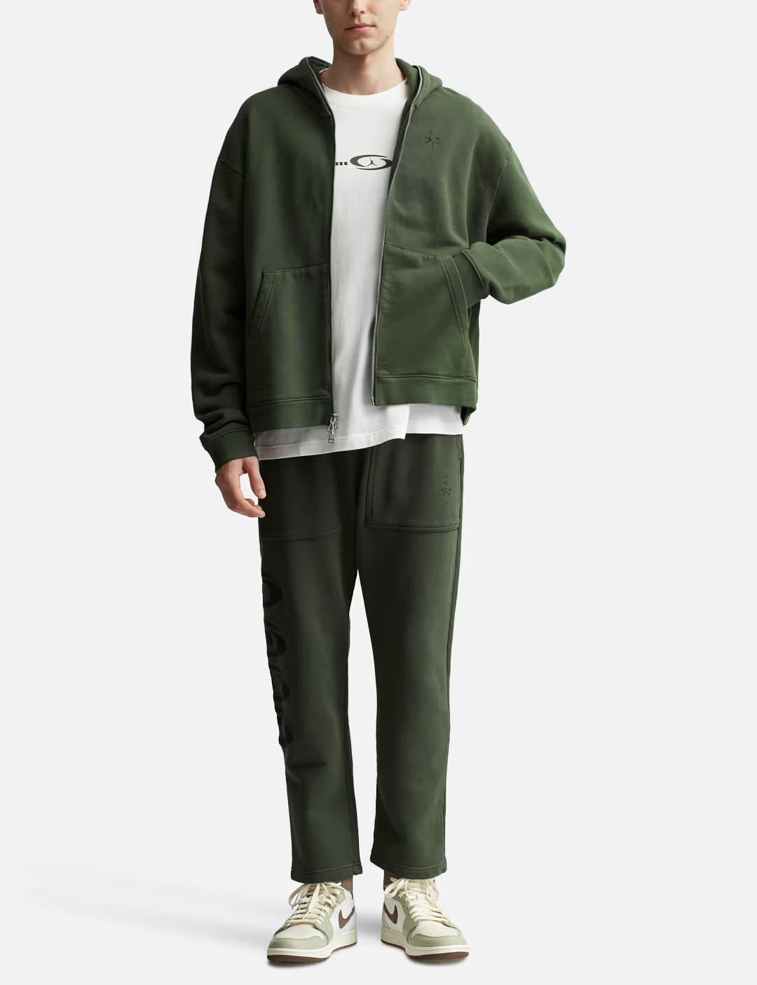 Jordan x Travis Scott Full-Zip Hoodie - Recreated Inspired Edition