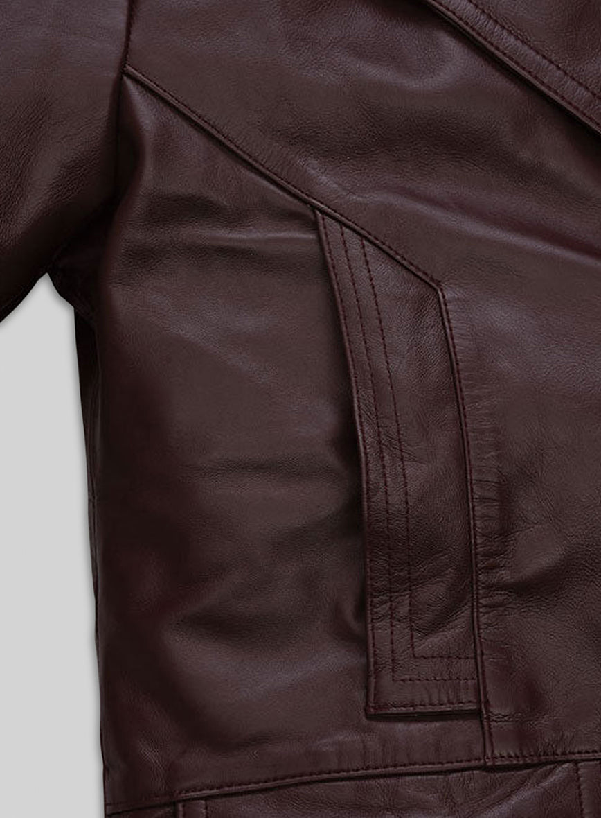 Johnny Depp Donnie Brasco Leather Blazer