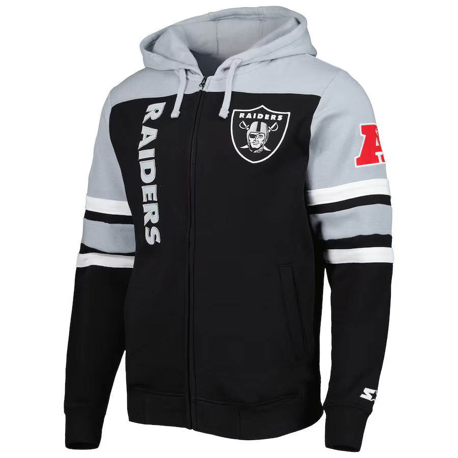 Las Vegas Raiders Starter Black Extreme Hoodie - Recreated Inspired Edition