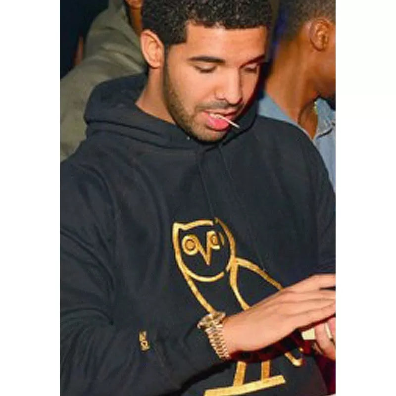Drake OVO Black Hoodie - Recreated Inspired Edition