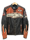 Men's Motorcycle Leather Jacket – Cruiser Biker Style Vintage Black Rider Coat