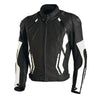 Motorcycle Racing Leather Jacket with CE Armor – Men's Genuine Cowhide Protective Gear