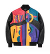Handmade Men's Picasso Plush Cowhide Leather Bomber Jacket – Real Leather Luxury