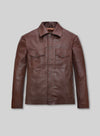 Tan Brown Timothee Chalamet Leather Jacket