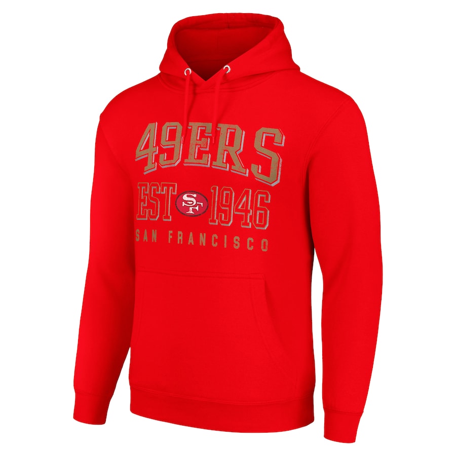 San Francisco 49ers Red Hoodie - Recreated Inspired Edition
